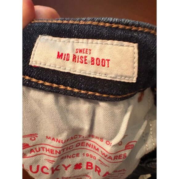 Lucky Brand Denim Sweet Mid Rise Boot Bootcut Leg Jeans Size 27 or US 4 LONG - Picture 5 of 13